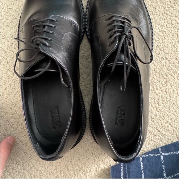 Zara Black Men's Dress Shoes - Picture 2 of 3